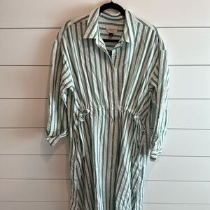 Green Stripe Dress